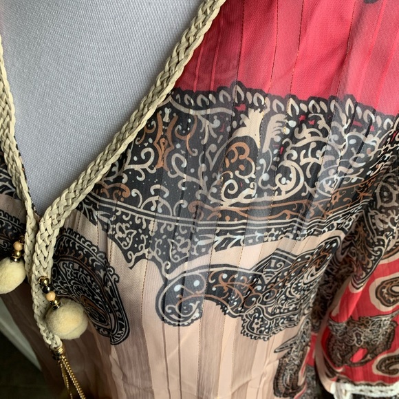 🌟Last one 🌟Paisley Print Tassel Top - Picture 5 of 6